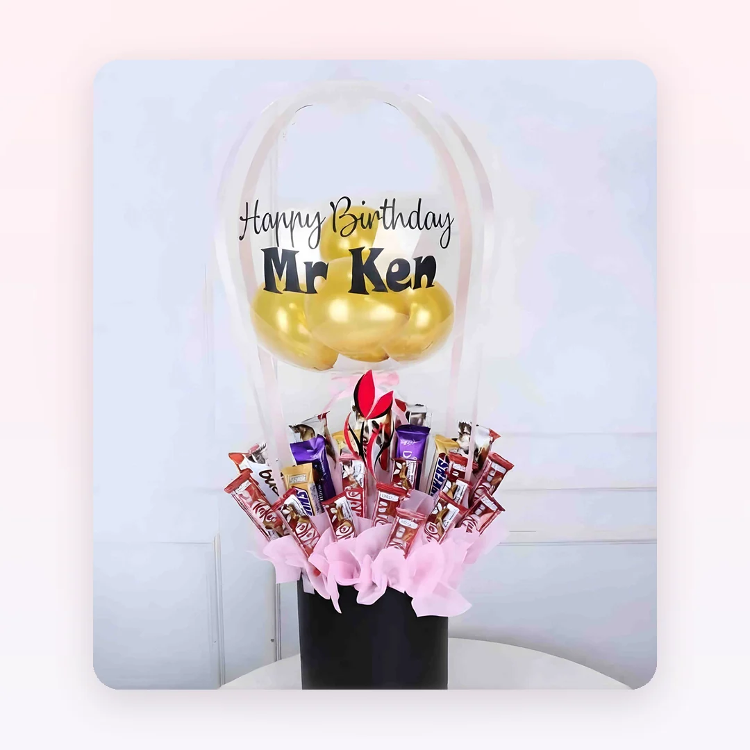 Hot Air Balloon Box of Assorted Chocolates