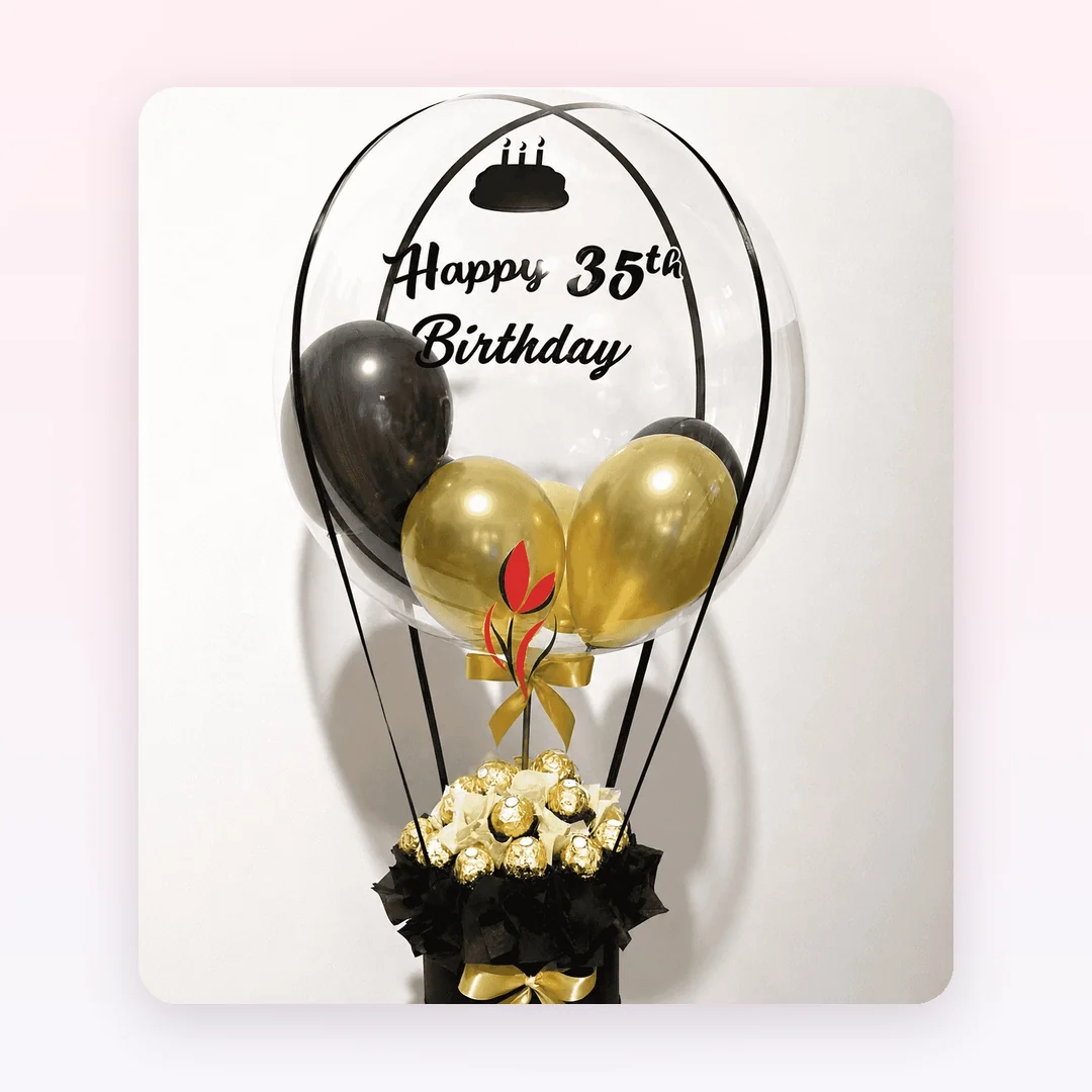 Hot Air Balloon Box of Ferrero Rocher