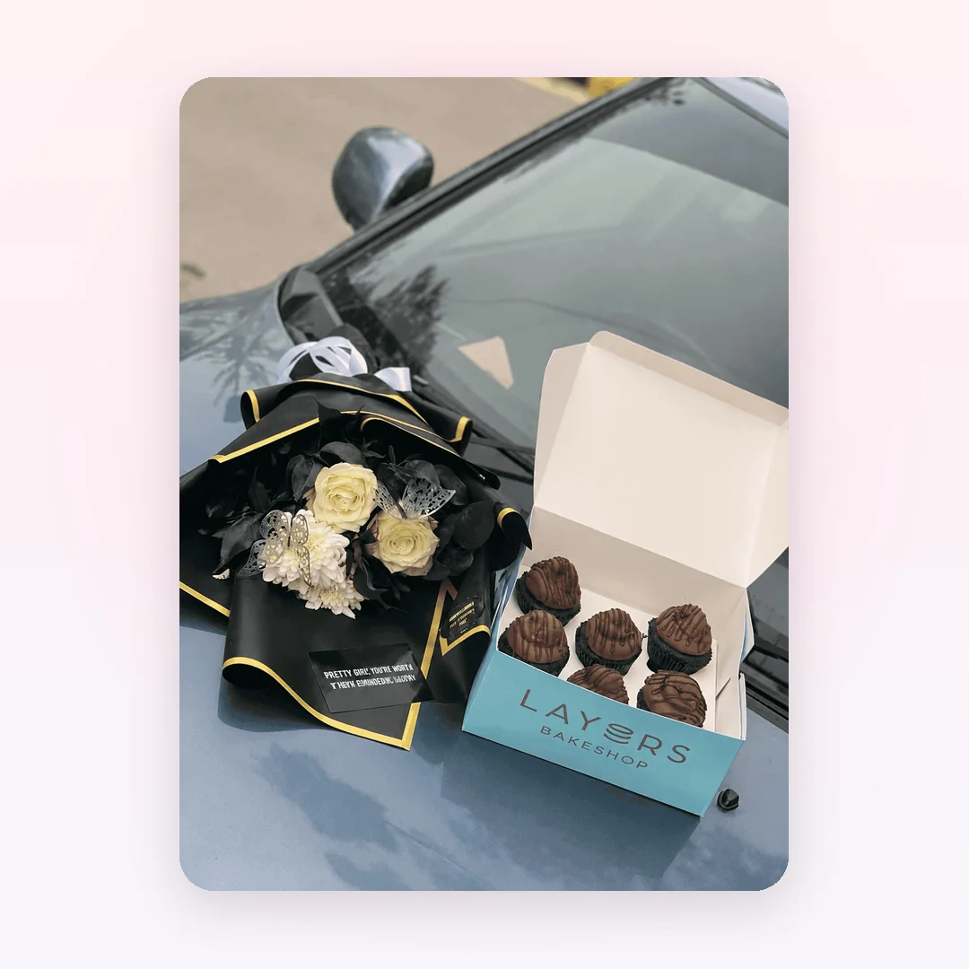 Sweet Bloom Cupcake Box