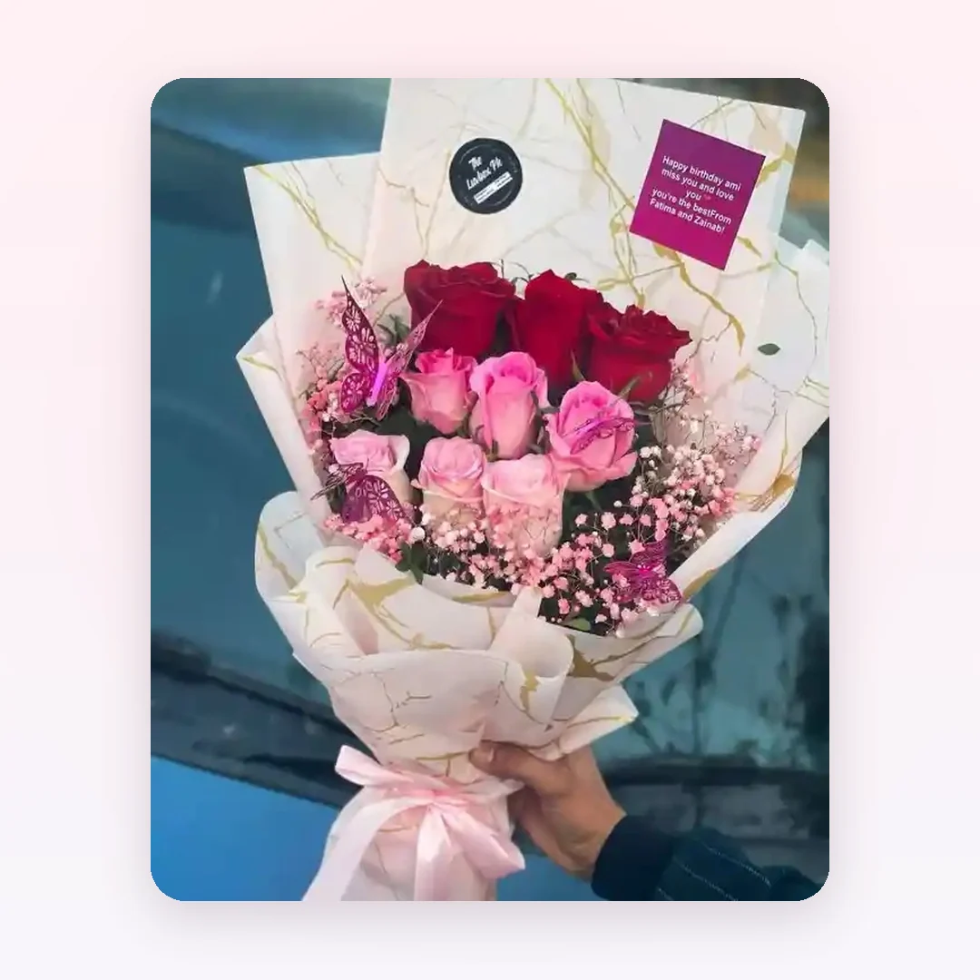 Blushing Love Bouquet