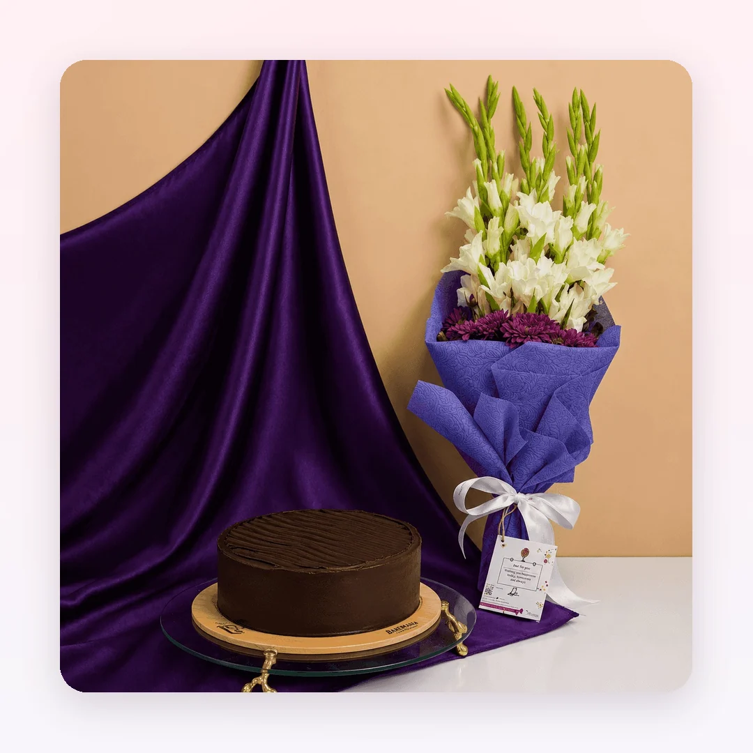 Royal Fudge Floral Combo
