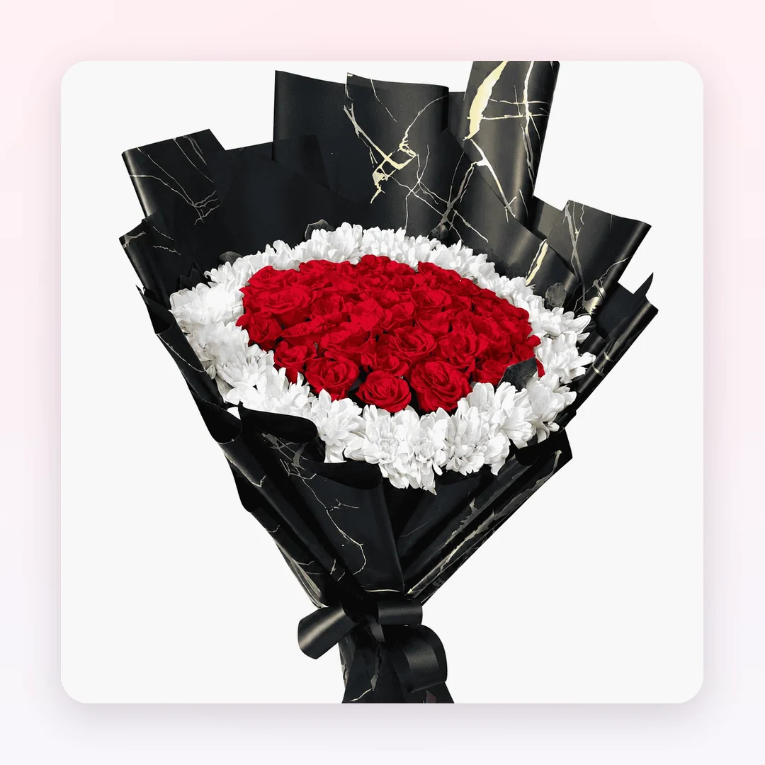 Romantic Red Roses Bouquet