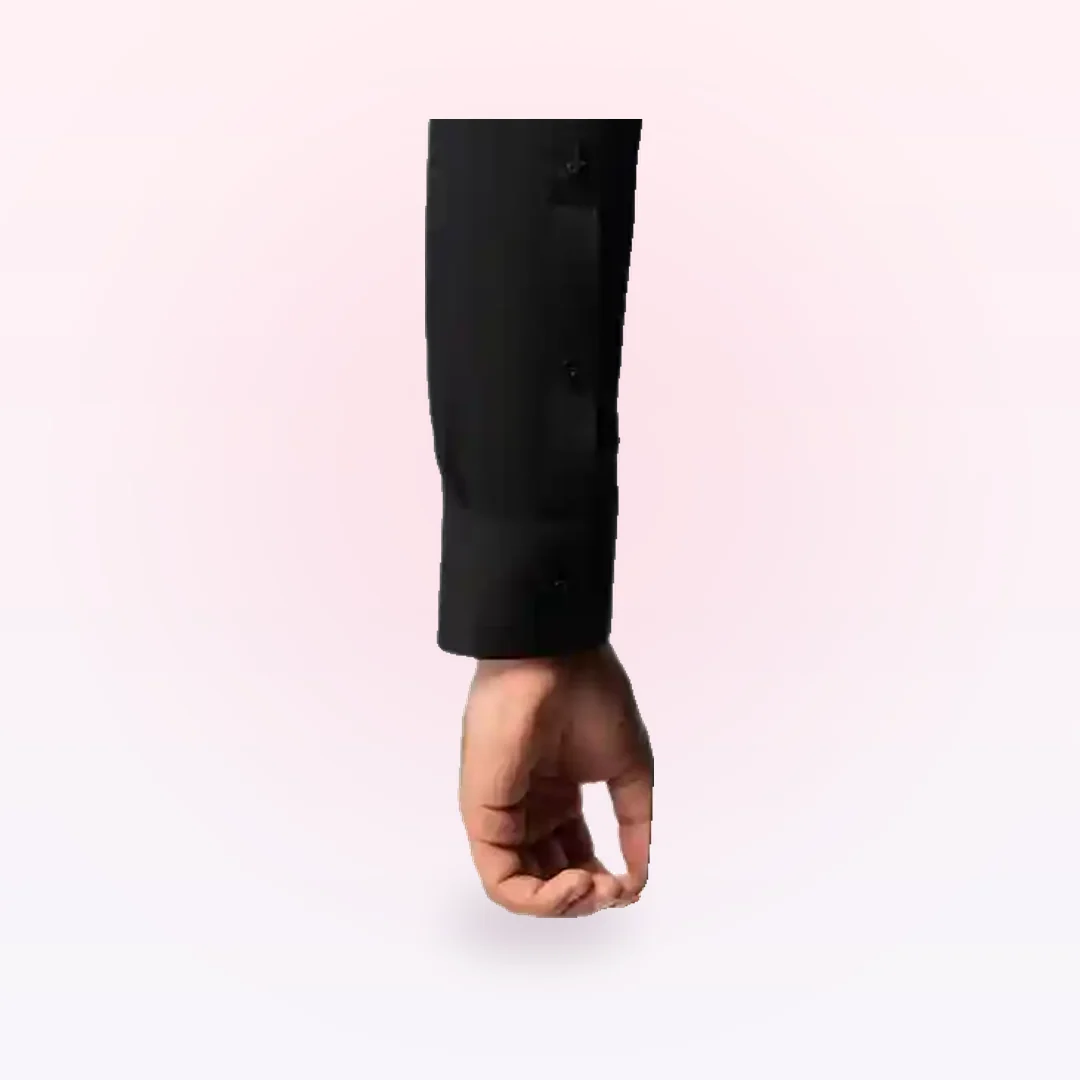 Black Blended Formal Kurta Trouser, photo 2