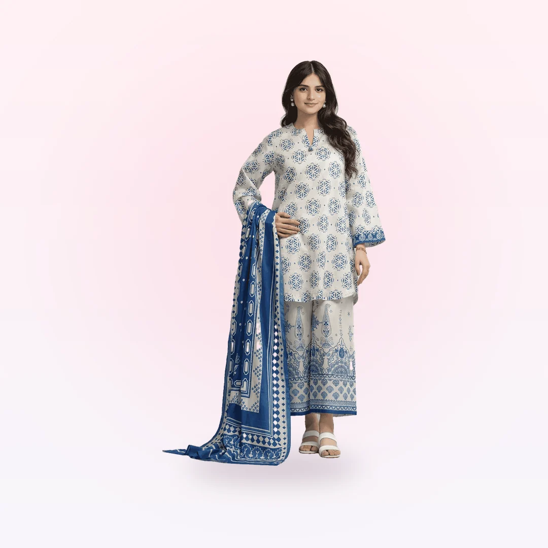 Pret Printed Lawn Suit