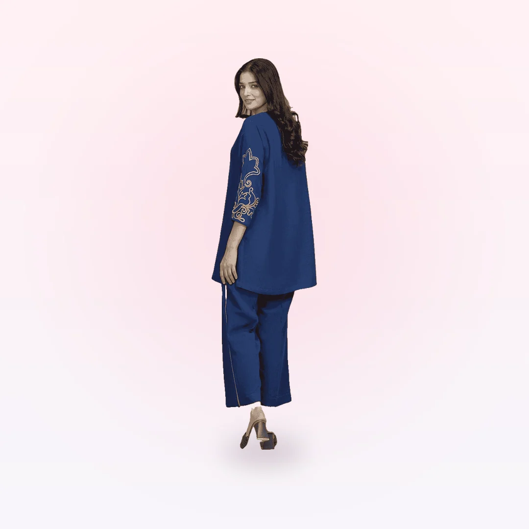 Pret Embroidered Viscose Shirt Trouser, photo 3