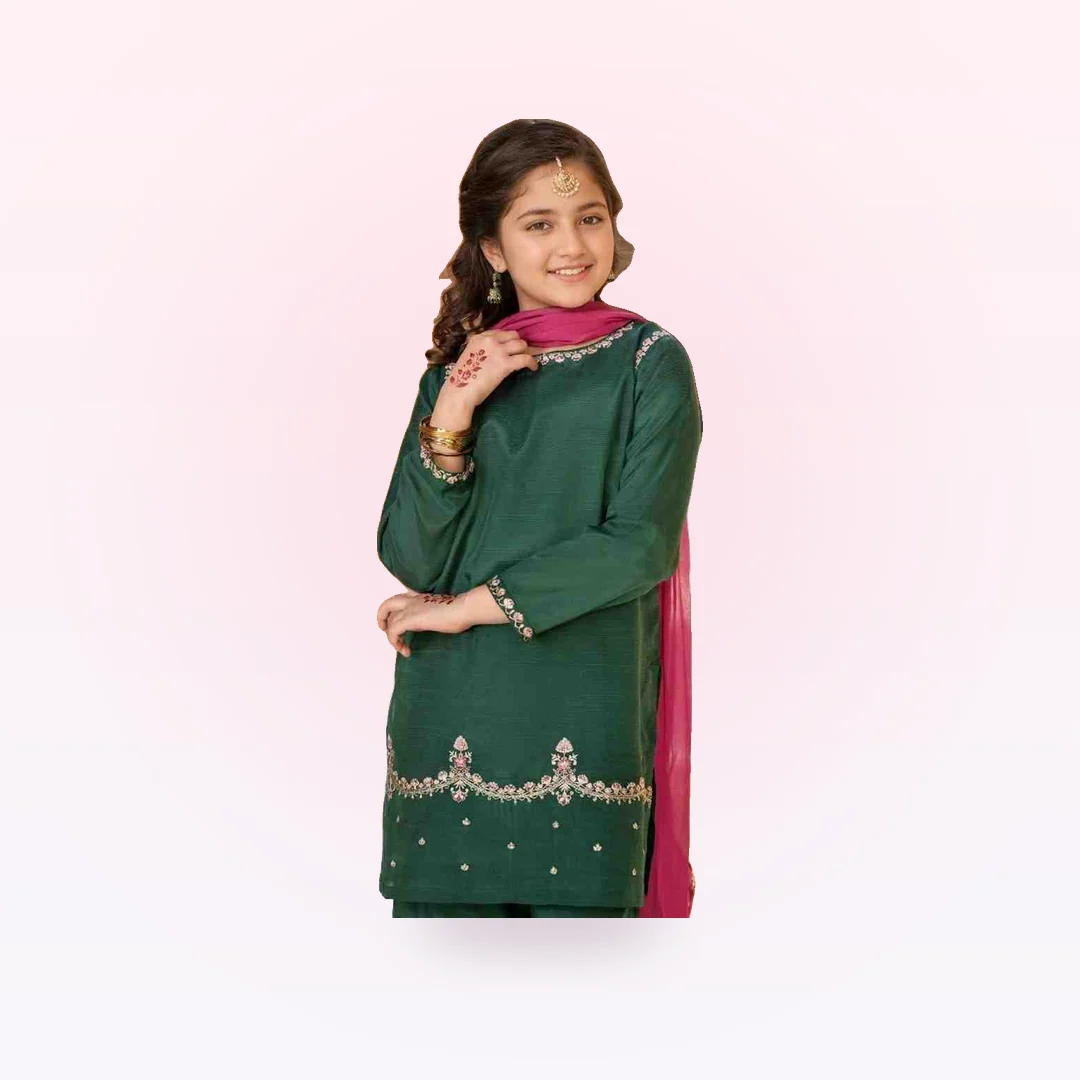 Embellished Kameez & Gharara With Dupatta (GPW-1151), photo 2