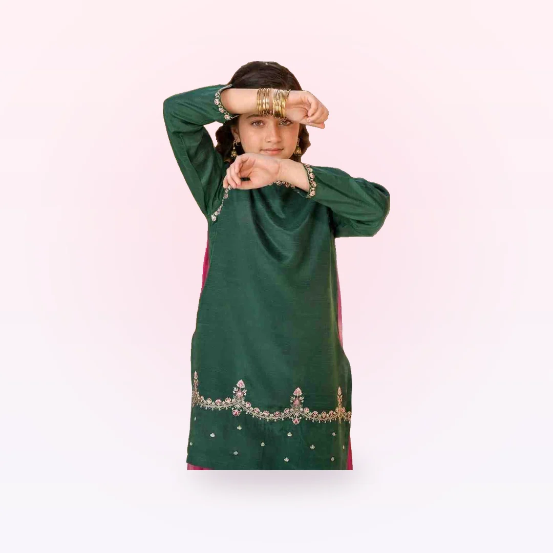 Embellished Kameez & Gharara With Dupatta (GPW-1151), photo 3