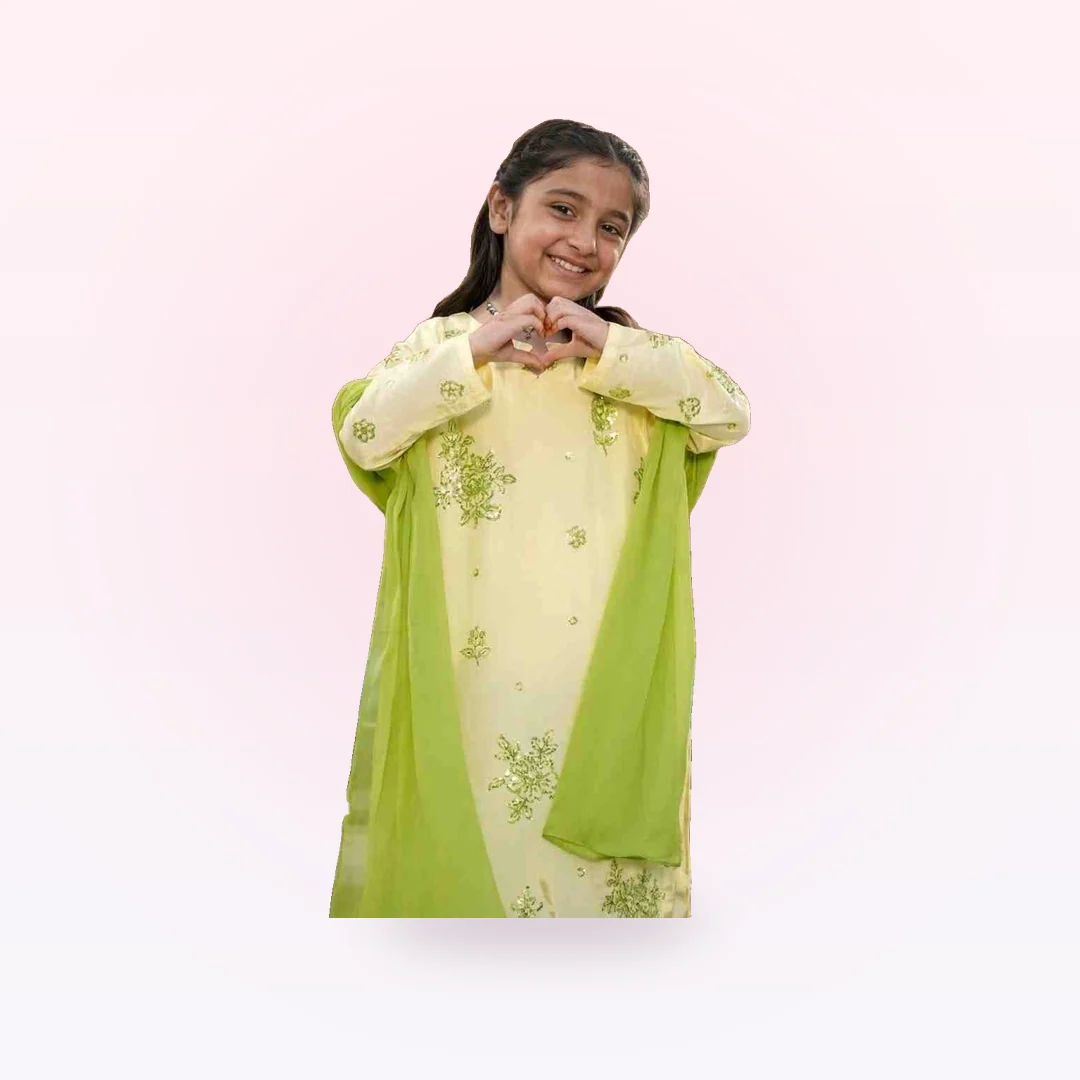 Embroidered Long Shirt With Trousers (GPW2-07), photo 2