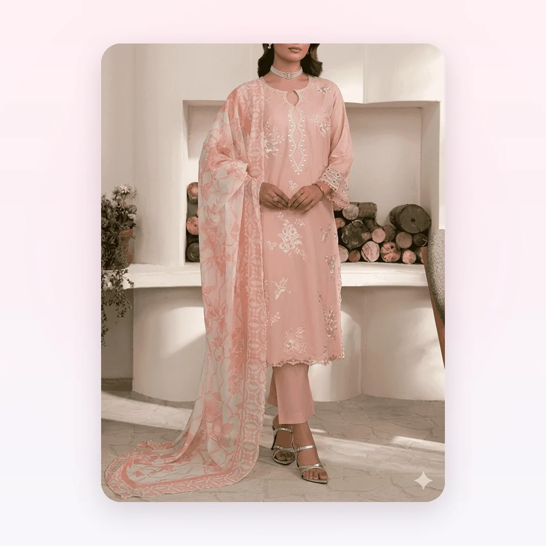 Pret Embroidered Lawn Suit