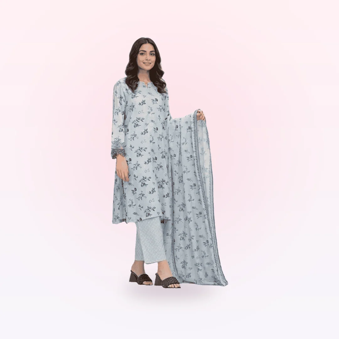Pret Embroidered Khaddar Suit