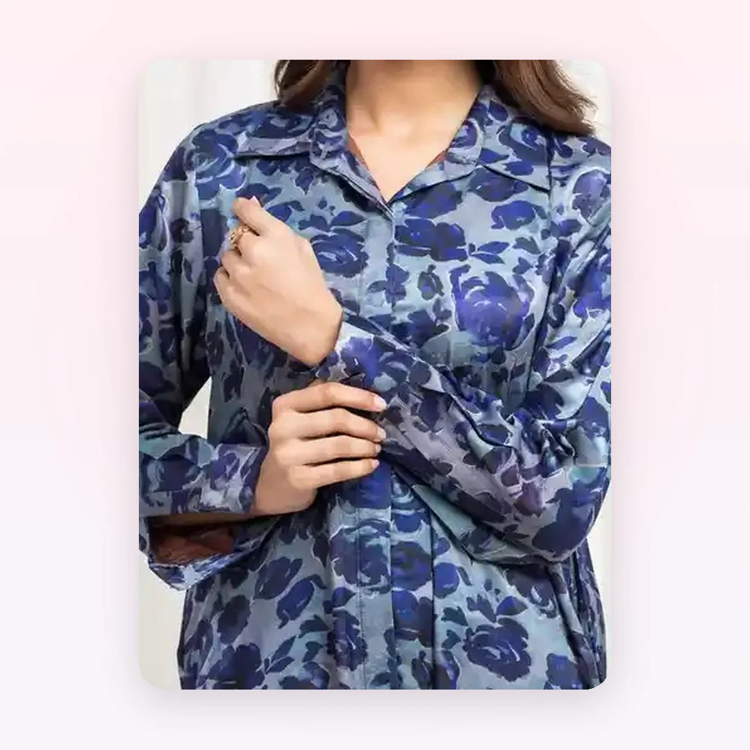 Pret Printed Satin Co-Ord Set, photo 2