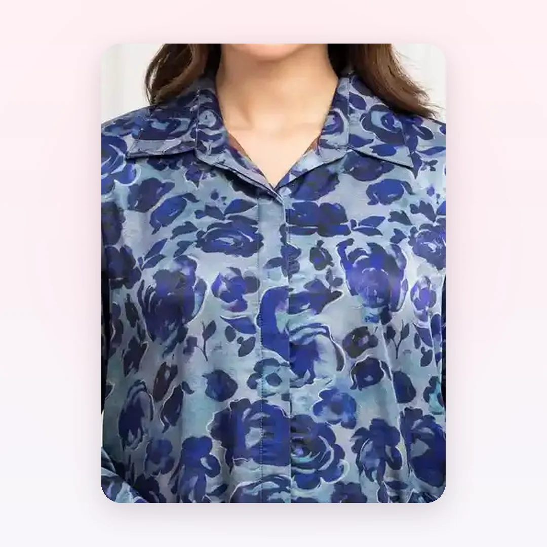 Pret Printed Satin Co-Ord Set, photo 3