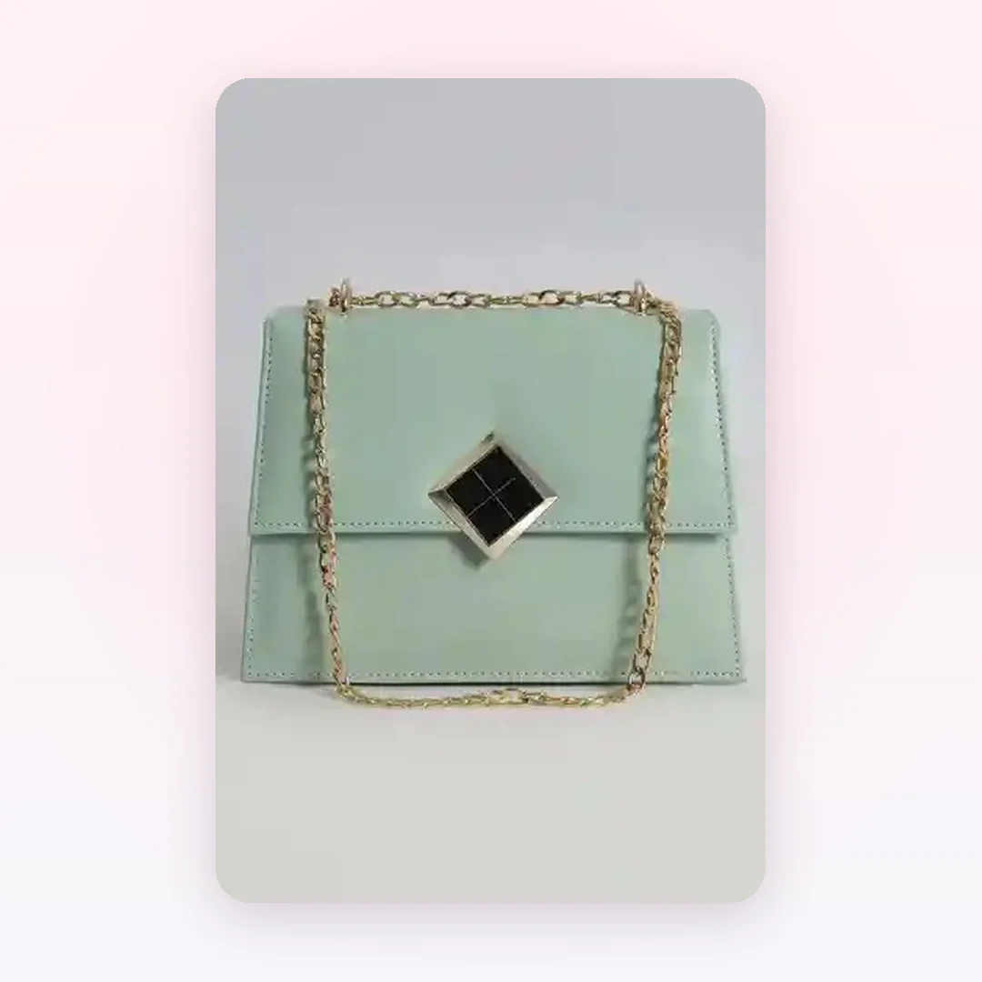 Cross-Body Bag E571 – Mint Green