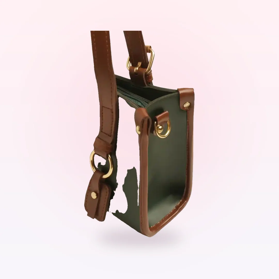 Cross-Body Bag E182 – Green, photo 3