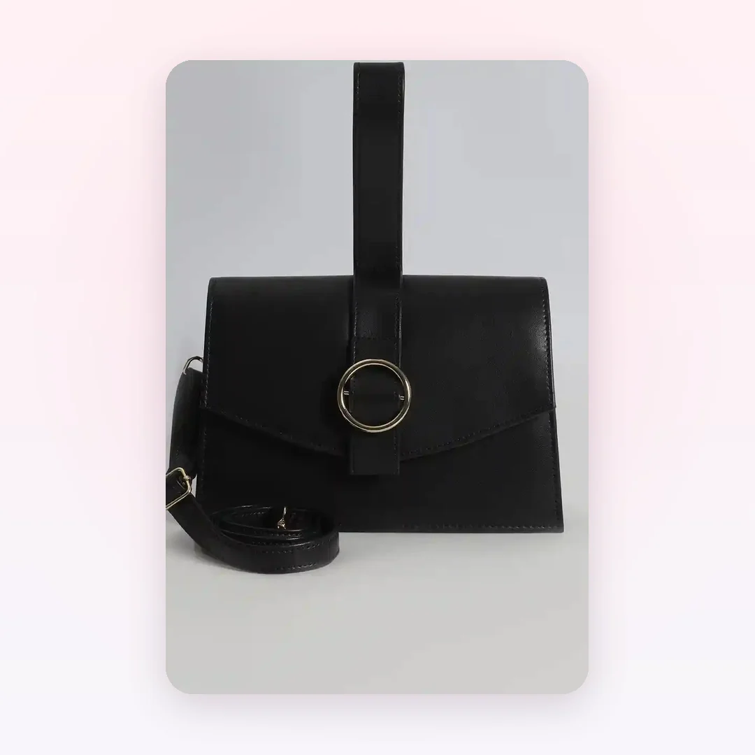 Cross-Body Bag E561 – Black, photo 2